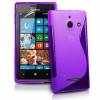 TPU Gel Case for Huawei Ascend W1 Purple (OEM)